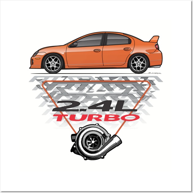 Turbo Orange Wall Art by JRCustoms44